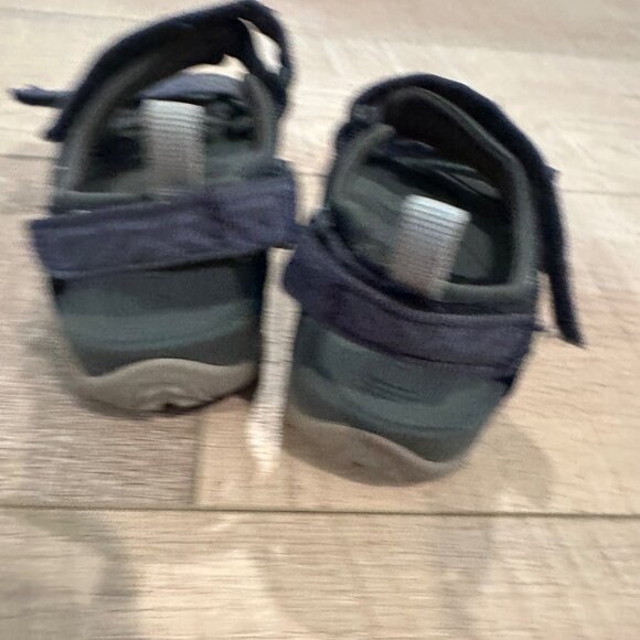 Teva Navy Blue Adjustable Strap Sandals For Kids Durable Outdoor Comfort SIZE 12 - Picture 7 of 9